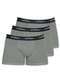 Zorba - Kit com 3 Cuecas Boxer Zorba 702 Branco-Grafite - variação: Grafite