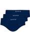 Lupo - Kit com 3 Cuecas Slip Lupo 681-001 Branco - variação: Marinho