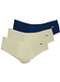 Zorba - Kit com 3 Cuecas Slip Zorba com Abertura 172 Plus Size Preto - variação: Bege-Marinho