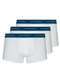 Lupo - Kit com 3 Cuecas Sunga Lupo 460-003 Marinho - variação: Branco