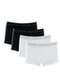 Calvin Klein - Kit com 4 Cuecas Boxer Calvin Klein C11.07 Cz06-Chumbo-Preto - variação: Br00-Branco-Branco-Preto-Preto