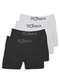 Zorba - Kit com 4 Cuecas Boxer Zorba 781 Marinho - variação: Preto-Branco