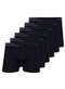 Lupo - Kit com 6 Cuecas Boxer Lupo 436-002 Branco-Preto - variação: Preto