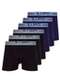Lupo - Kit com 6 Cuecas Boxer Lupo 784-016 Preto-Cinza - variação: Preto-Marinho