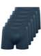 Selene - Kit com 6 Cuecas Boxer Selene 11070-002/003/440 Chumbo-Marinho - variação: Chumbo