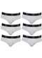 Zorba - Kit com 6 Cuecas Zorba Slip 0716-1 Branco - variação: Branco