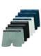 Lupo - Kit com 8 Cuecas Boxer Lupo 523-088 Branco-Marinho-Chumbo-Preto - variação: Mescla-Preto-Branco-Marinho