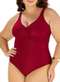 Banho de Mar - Maiô Banho de Mar 617.581 Plus Size 012-Preto - variação: 959-Hibisco