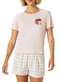 Hering - Pijama Feminino Curto Hering 7byq Kln-Rosa-Claro - variação: Kln-Rosa-Claro