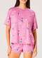 Hering - Pijama Feminino Curto Hering 7cmv 2l-Rosa-Claro - variação: 2c-Azul-Claro