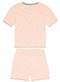 Malwee - Pijama Feminino Curto Malwee 1000126823 Dp45a-Off-White - variação: Dp53b-Rosa