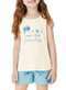 Malwee - Pijama Infantil Menina Curto Malwee 1000132346 01739-Off-White-Azul - variação: 01739-Off-White-Azul