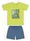 Malwee - Pijama Infantil Menino Curto Malwee 1000122845 02158-Verde-Azul - variação: 02158-Verde-Azul