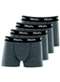 Lupo - Kit com 4 Cuecas Infantil Boxer Mash 190.03 Cinza - variação: Cinza