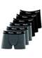 Mash - Kit com 6 Cuecas Infantil Boxer Mash 190.03 Cinza - variação: Cinza-Preto