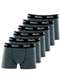Mash - Kit com 6 Cuecas Infantil Boxer Mash 190.03 Cinza - variação: Cinza