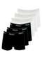 Mash - Kit com 6 Cuecas Infantil Boxer Mash 190.03 Cinza - variação: Preto-Branco