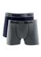 Mash - Kit com 2 Cuecas Infantil Boxer Mash 110.37 Pt00-Preto-Chumbo - variação: Az08-Marinho-Cinza