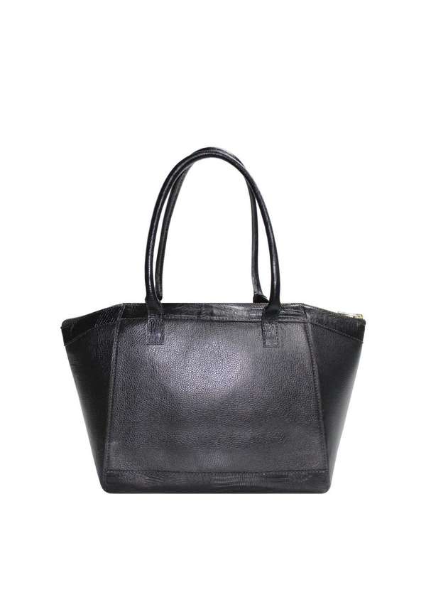black croc effect bolsa