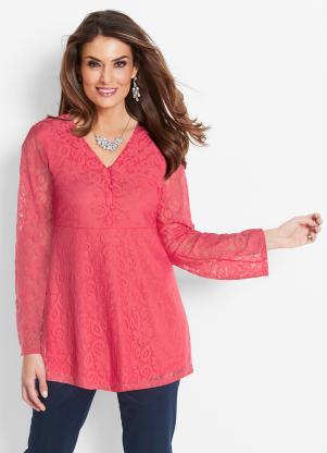 Bata de Renda (Coral) Bata de Renda (Coral)