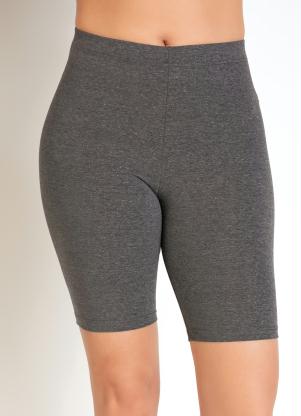 Bermuda Ciclista (Mescla) com Elástico na Cintura Bermuda Ciclista (Mescla) com Elástico na Cintura