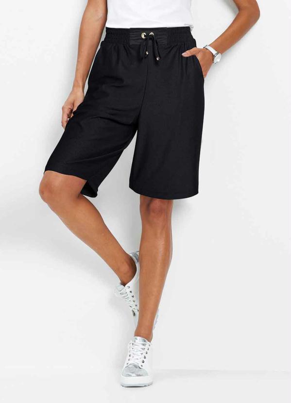 Bermuda com Amarração (Preta) Bermuda com Amarração (Preta)