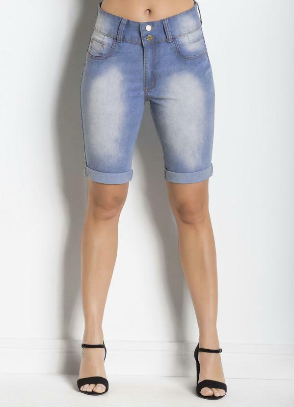 shorts jeans azul claro