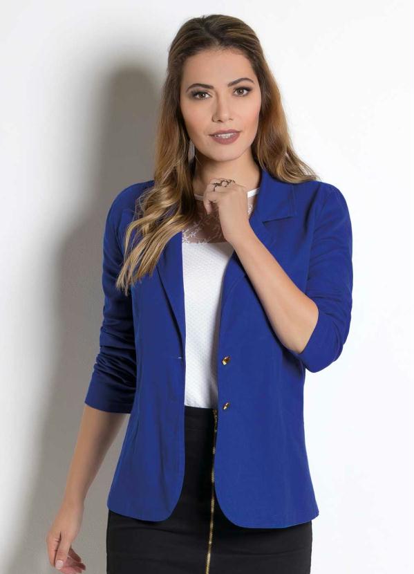 Blazer Cl�ssico (Royal) Moda Evang�lica