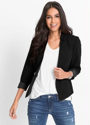 jaqueta jeans feminina tipo blazer