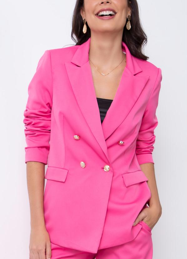 Blazer (Rosa) com Bot�es