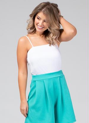 Blusa (Branca) de Alça com Regulagem Blusa (Branca) de Alça com Regulagem