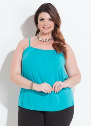 blusa alcinha plus size