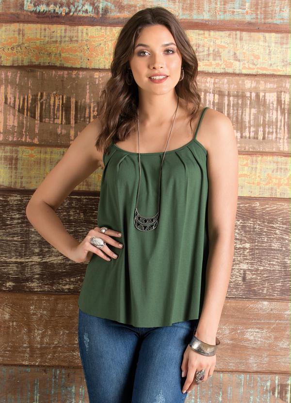 blusinha verde militar