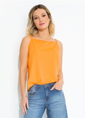 Blusa de Alcinha com Amarra��o (Amarelo)