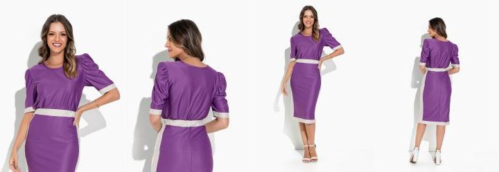 Blusa Bicolor com Punhos