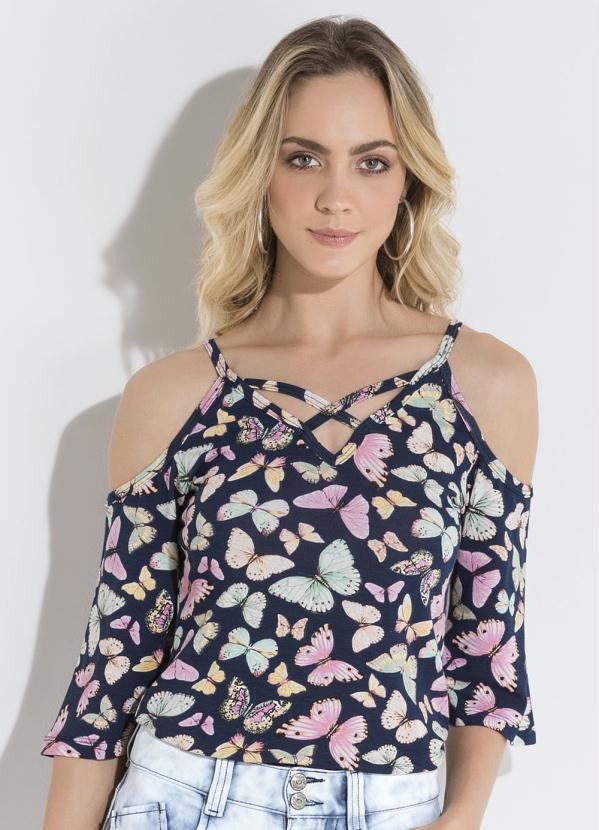 blusas borboletas