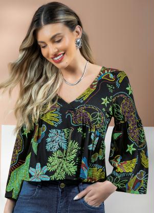 Blusa (Floresta Preta) Soltinha
