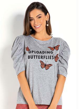 Blusa (Mescla) com Manga 3/4 Blusa (Mescla) com Manga 3/4