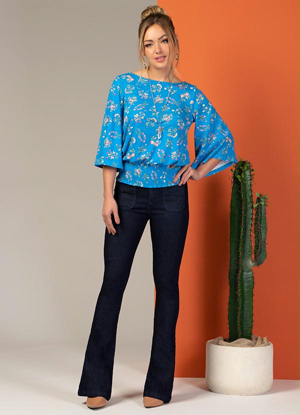 blusas femininas com elastico na barra