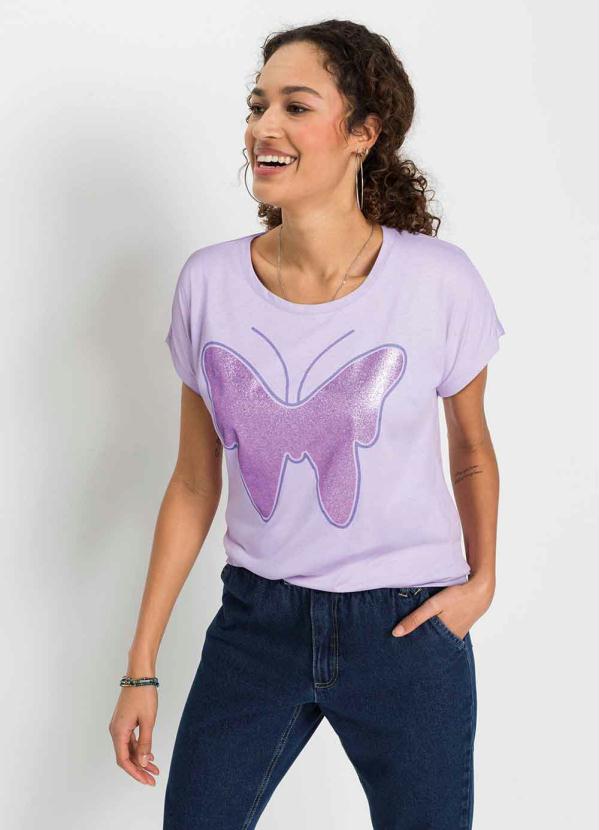 Blusa Borboleta (Lilás) Blusa Borboleta (Lilás)