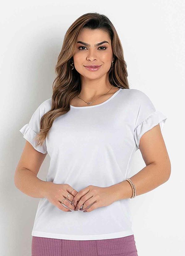 blusa branca moda
