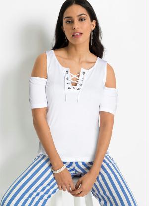Blusa com Ombro Vazado (Branca)