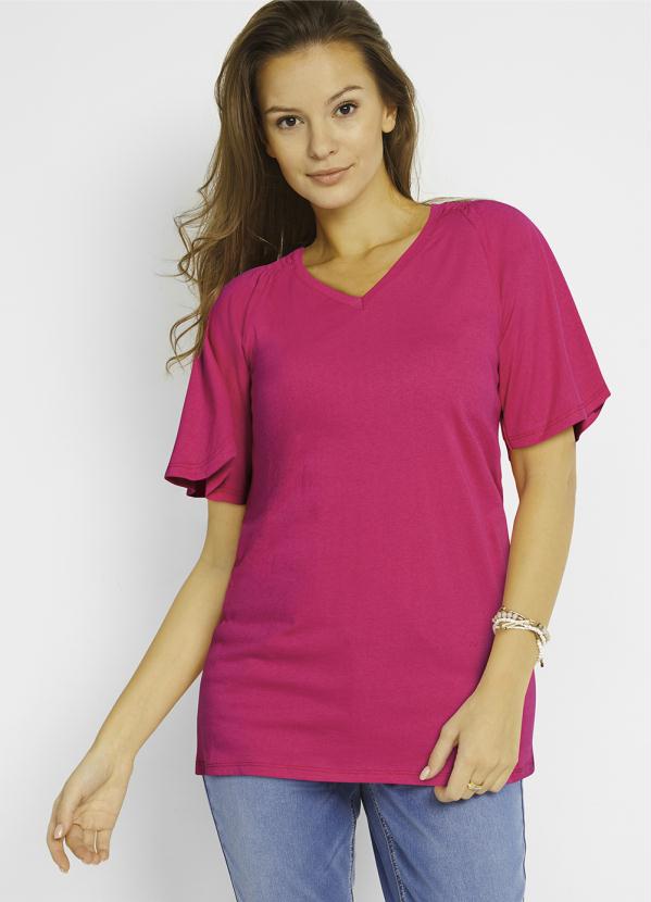 Blusa Decote V (Pink) Blusa Decote V (Pink)