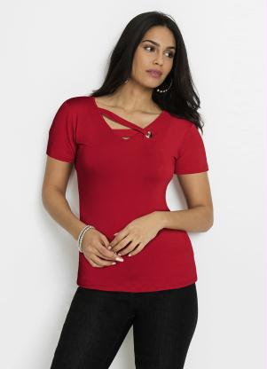 Blusa Manga Curta (Vermelha)