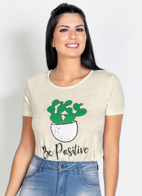 Blusa (Off White) com Estampa Moda Evang�lica