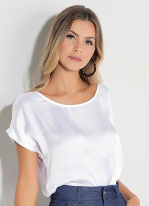 Blusa Quintess (Branca) com Tira nas Costas