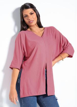 Blusa (Rosa) com Amarração Rovitex Blusa (Rosa) com Amarração Rovitex