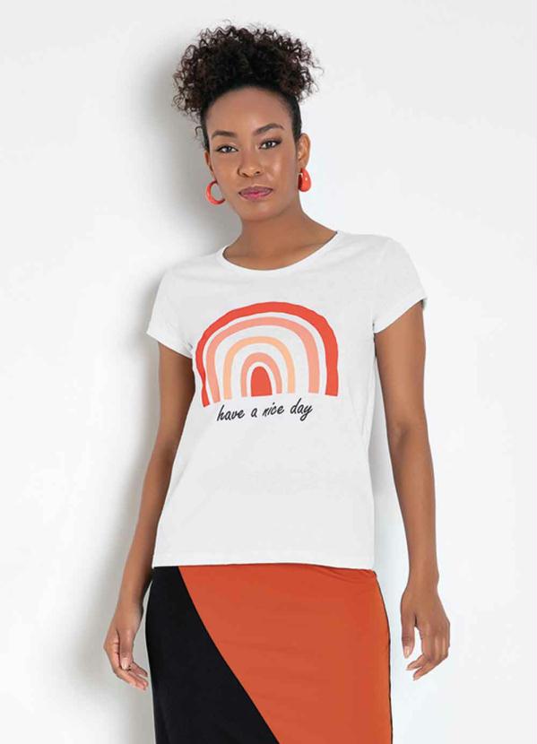 blusa t shirt branca