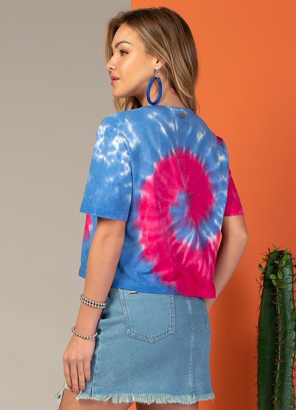blusa tie dye azul