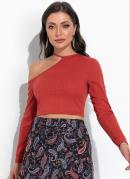Blusa Ferrugem em Canelado
